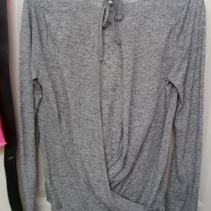Open back Victoria secret long sleeve tee